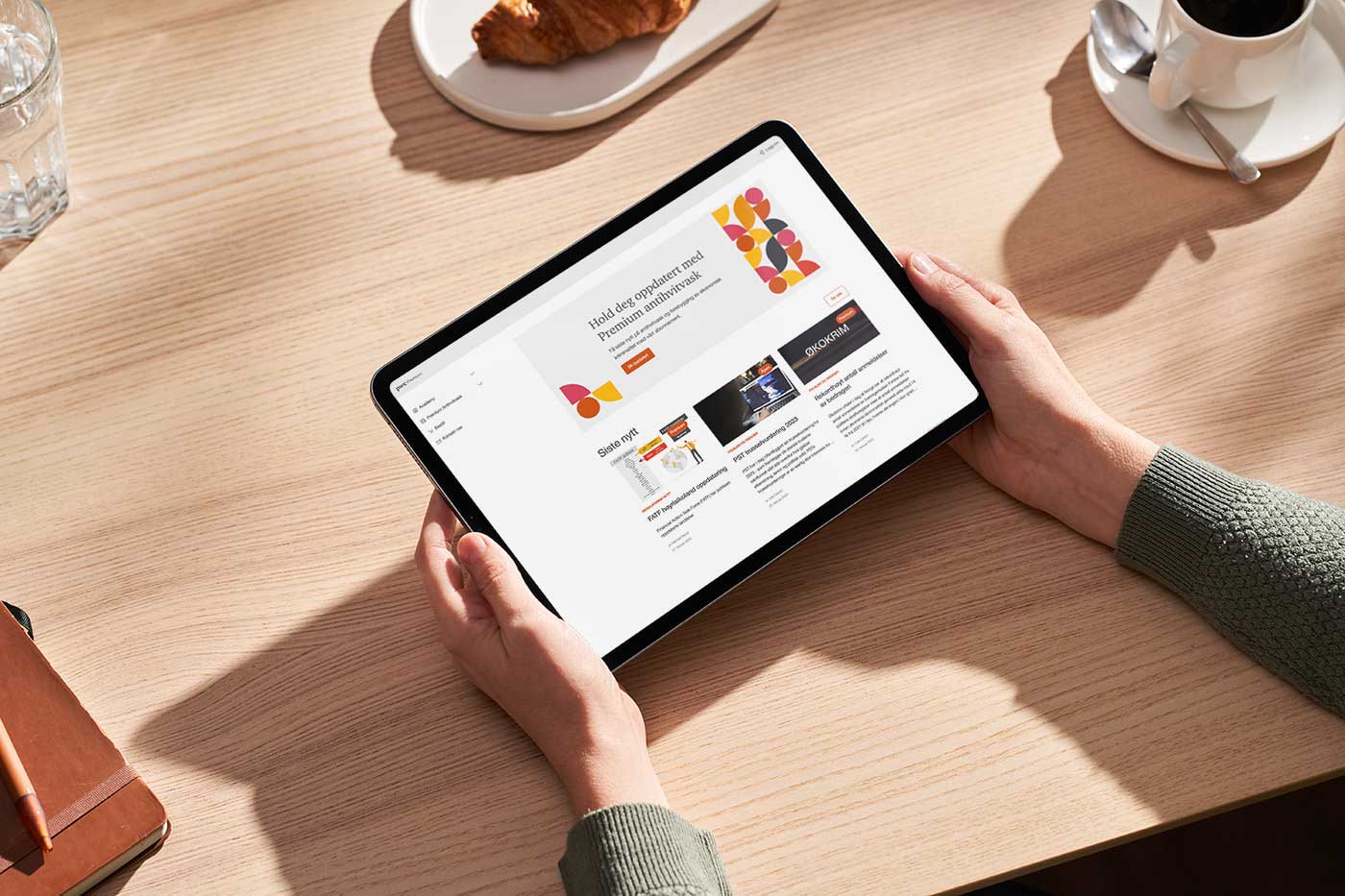 Tablet med PwC Premium Antihvitvask
