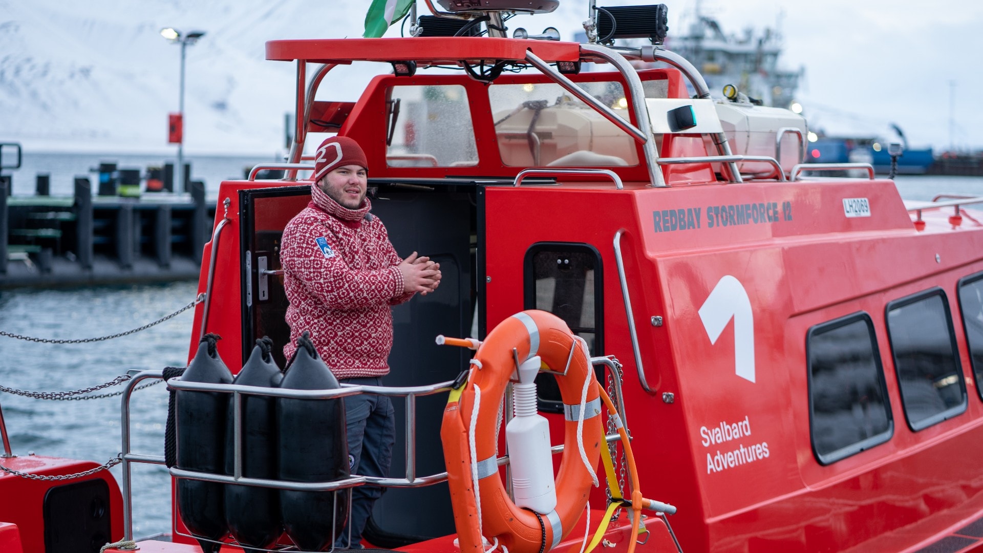 Max, skipper på Svalbard